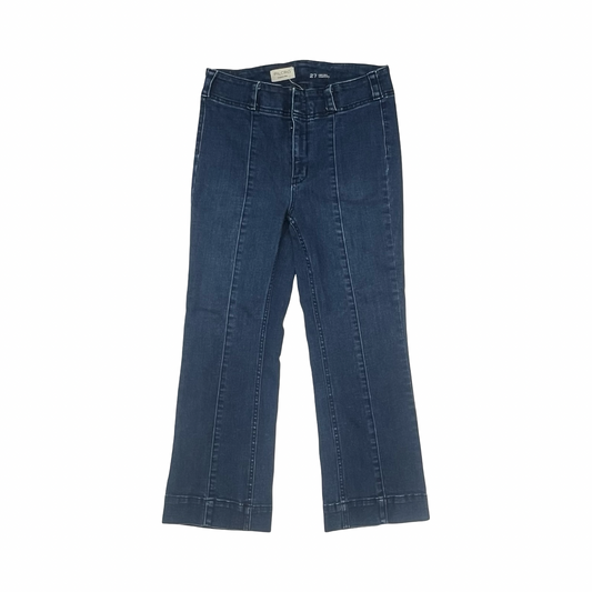 Jeans Cropped By Pilcro In Blue Denim, Size:4