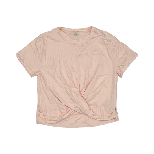 Athletic Top Ss By Calia In Pink, Size:M