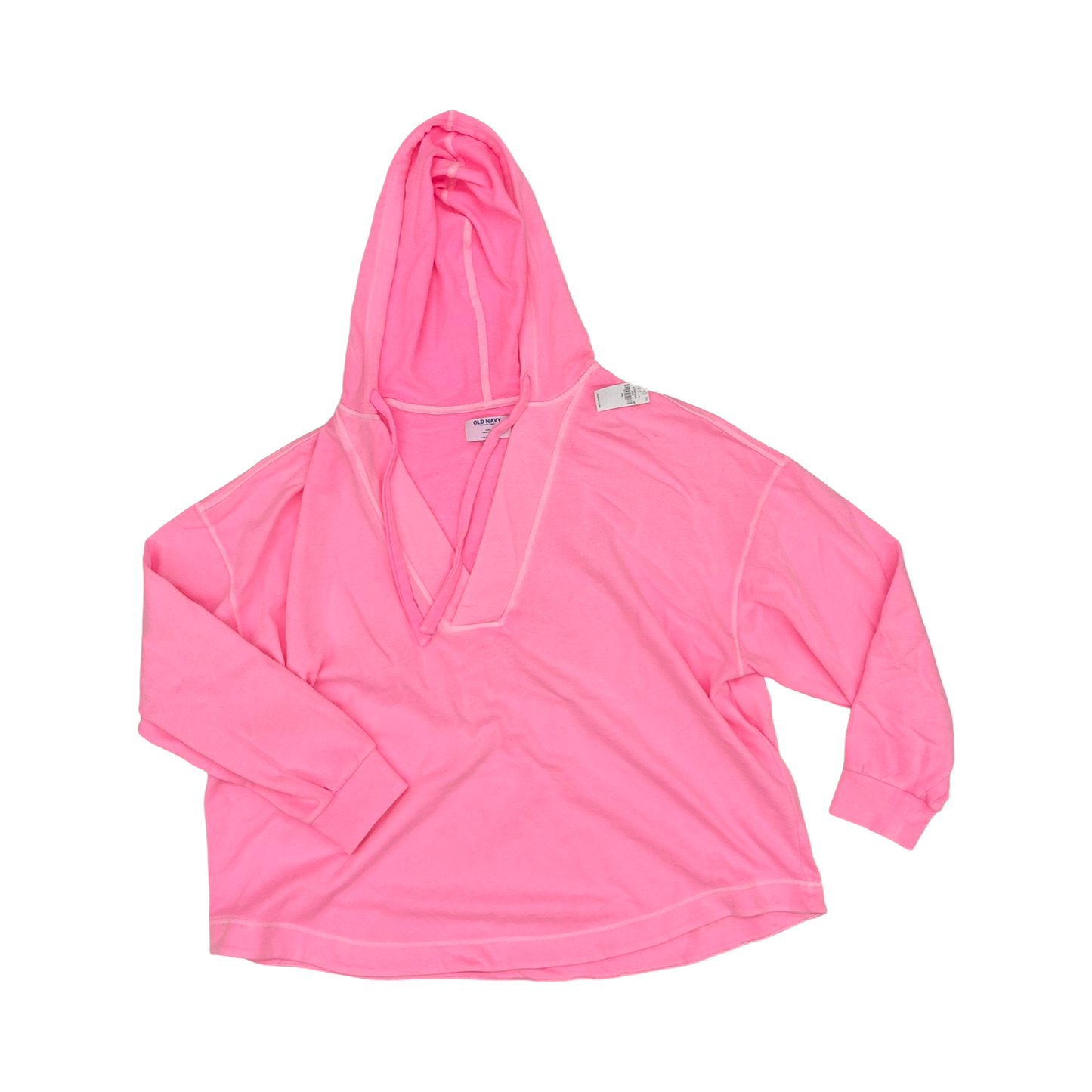 Sweatshirt Hoodie By Old Navy In Pink, Size:Xxl