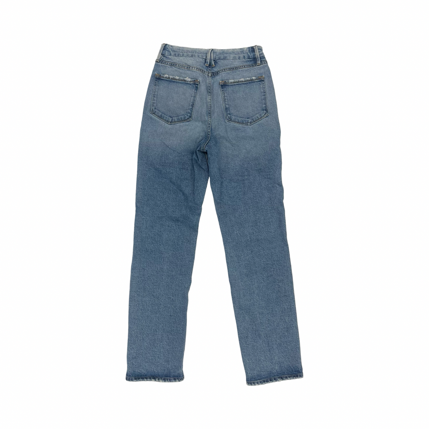 Jeans Straight By Good American In Blue Denim, Size:6