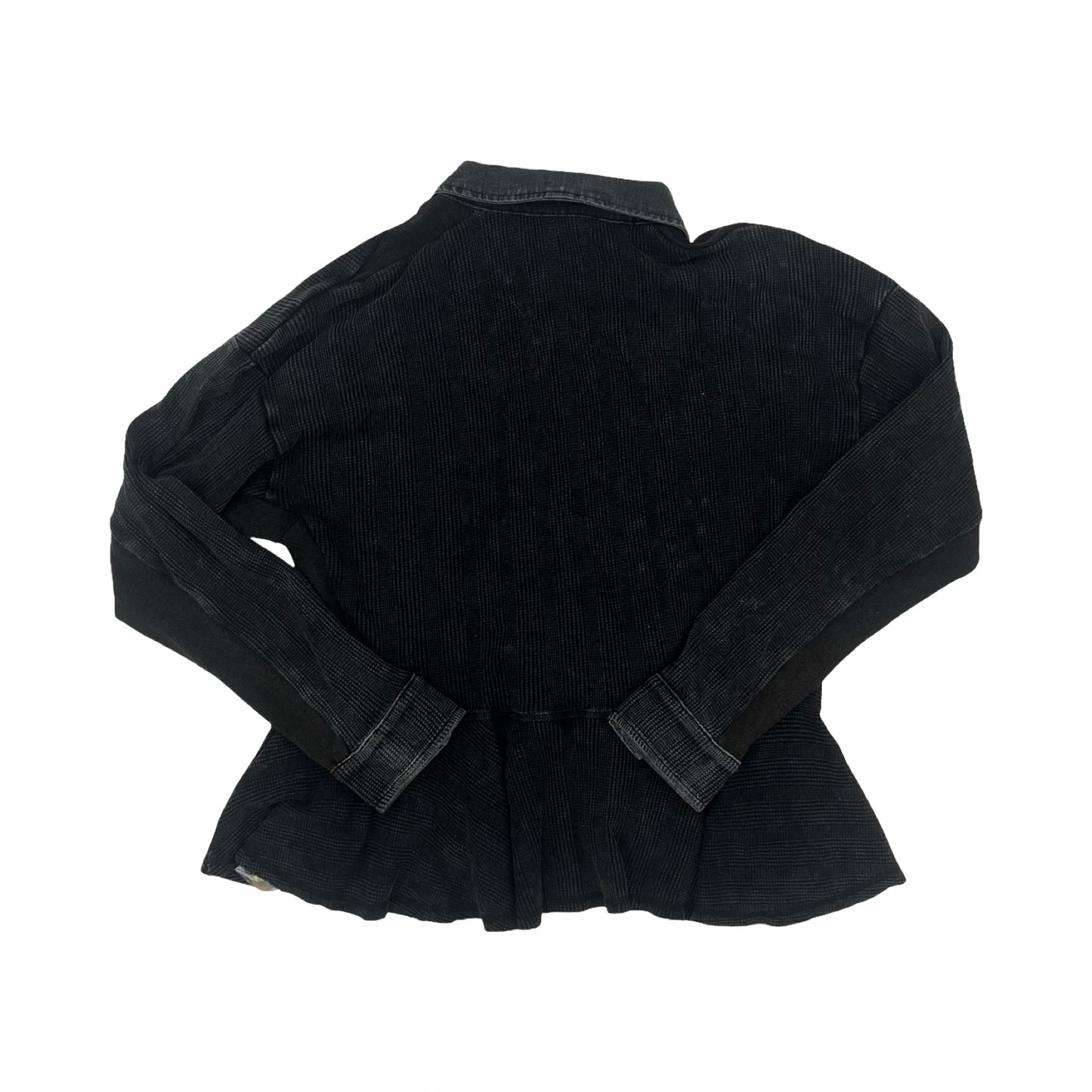 Jacket Shirt By Mystree In Grey, Size:M