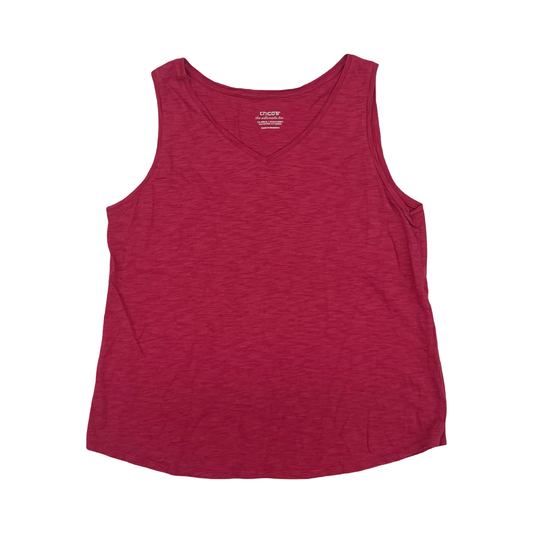Tank Top By Chicos In Pink, Size:Xl