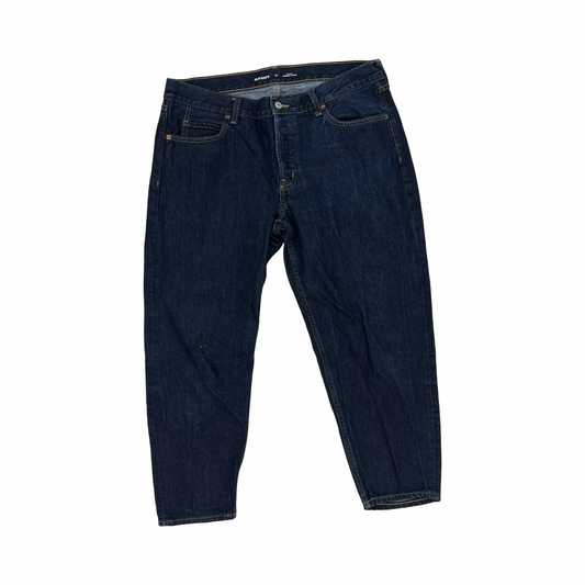 Jeans Straight By Old Navy In Blue Denim, Size:12