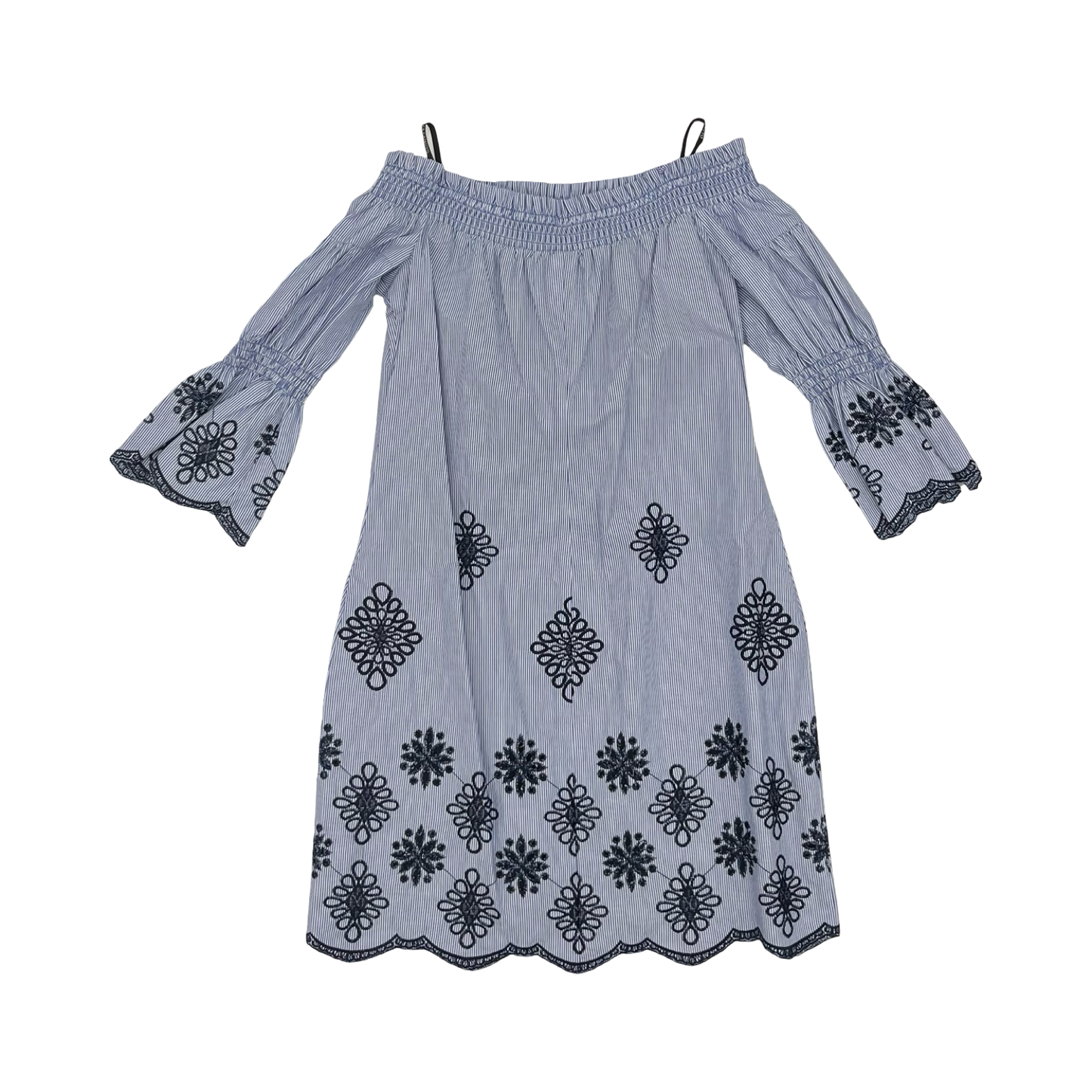 Dress Party Short By Vince Camuto In Blue & White, Size:2