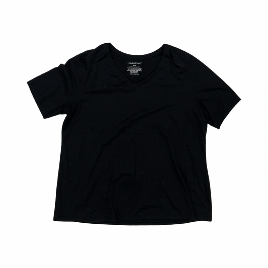 Top Ss By Lane Bryant In Black, Size:1X