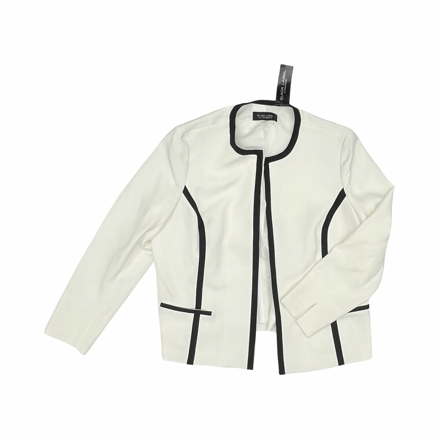 Blazer By Black Label In White, Size:1X