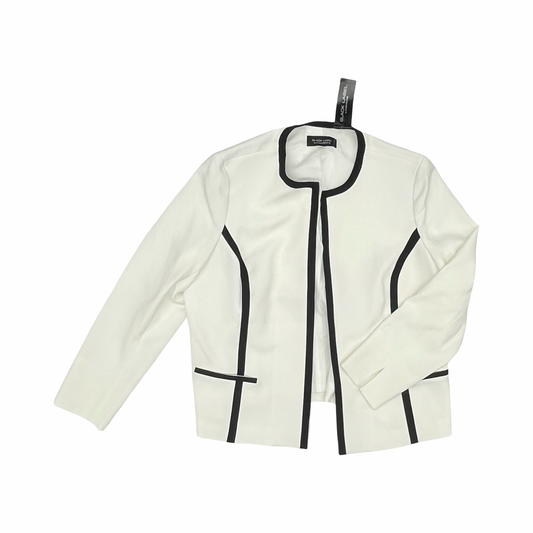 Blazer By Black Label In White, Size:1X
