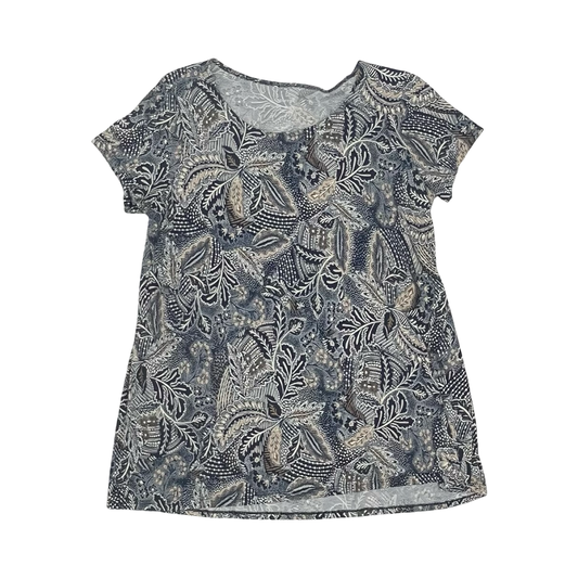 Top Ss By Pure Jill In Blue & Brown, Size:S