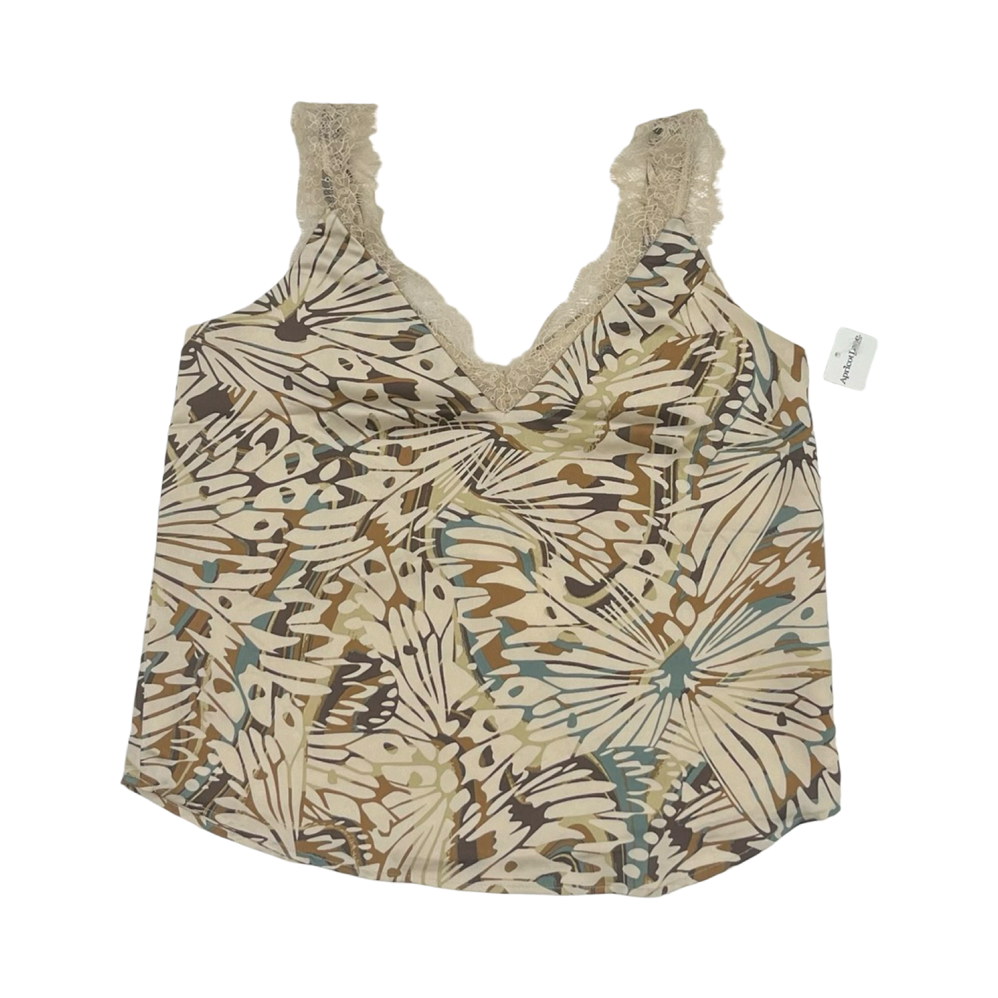 Blouse SL By Skies Are Blue In Brown & Tan, Size:S