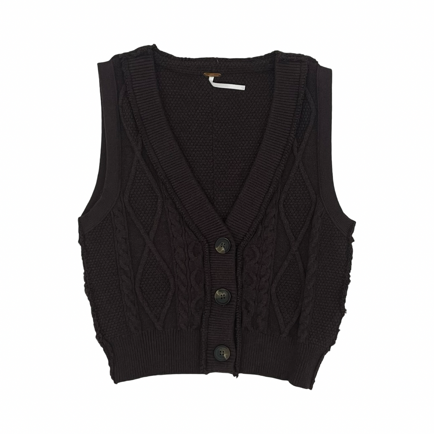 Vest Sweater By Free People In Brown, Size:S