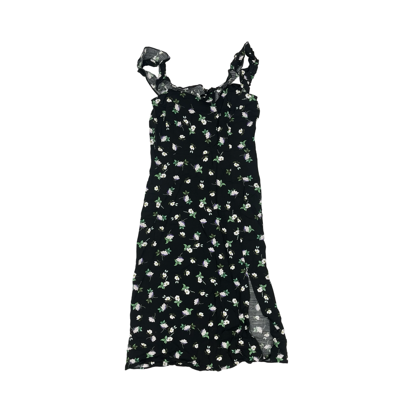 Dress Casual Midi By Loft In Floral Print, Size:6