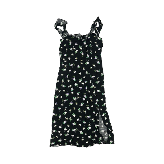 Dress Casual Midi By Loft In Floral Print, Size:6