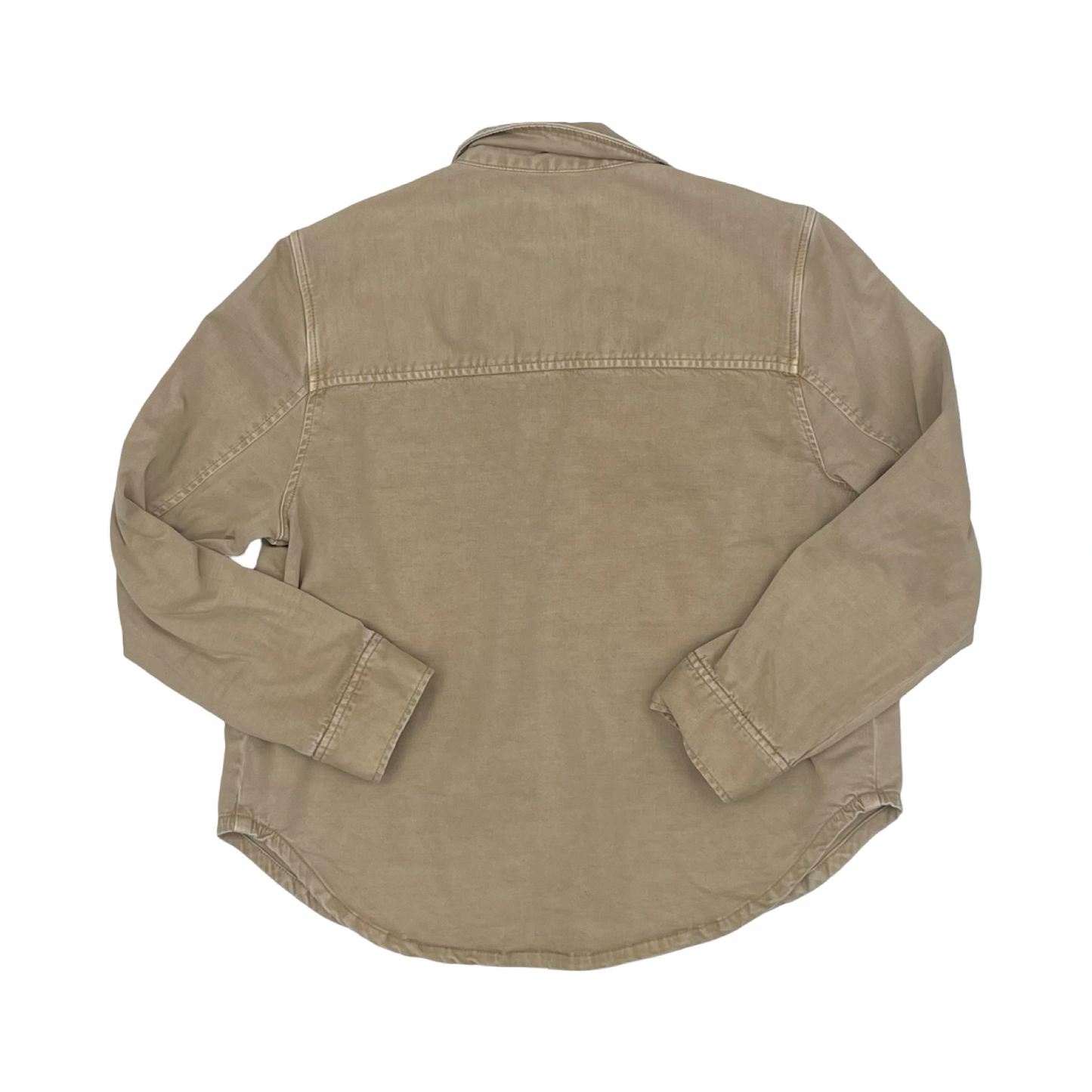 Jacket Shirt By Liverpool In Tan, Size:Xs