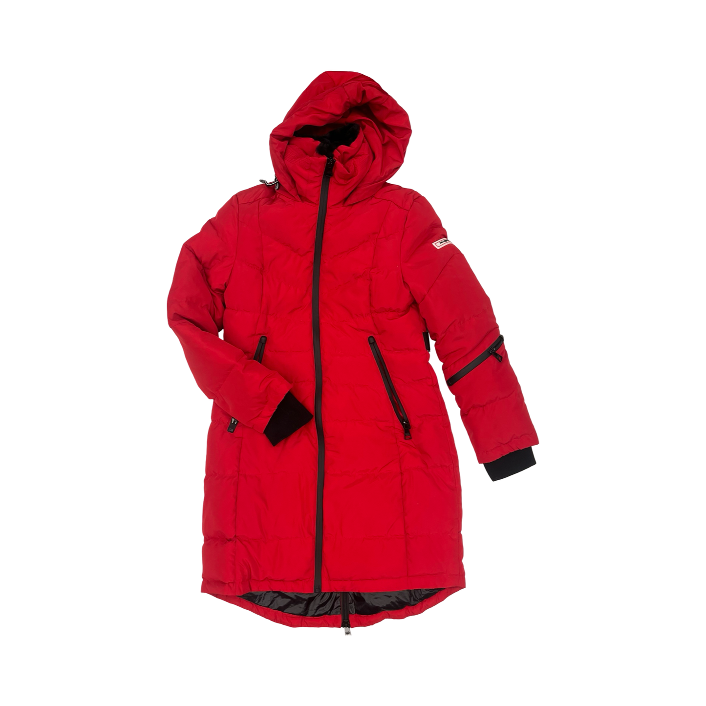 Coat Designer By Karl Lagerfeld In Red, Size:M