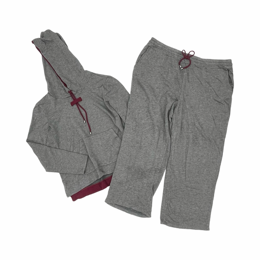 Lounge Set Pants By Clothes Mentor In Ivory, Size:Xl