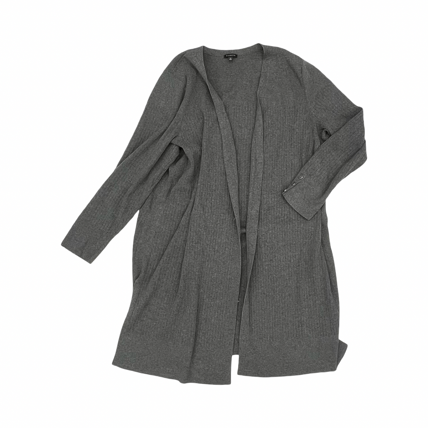 Sweater Cardigan By Talbots In Grey, Size:Xl