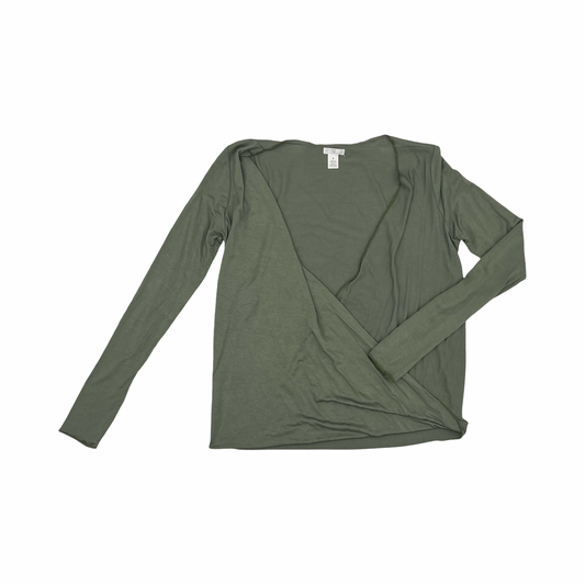 Top Ls By Bp In Green, Size:Xs