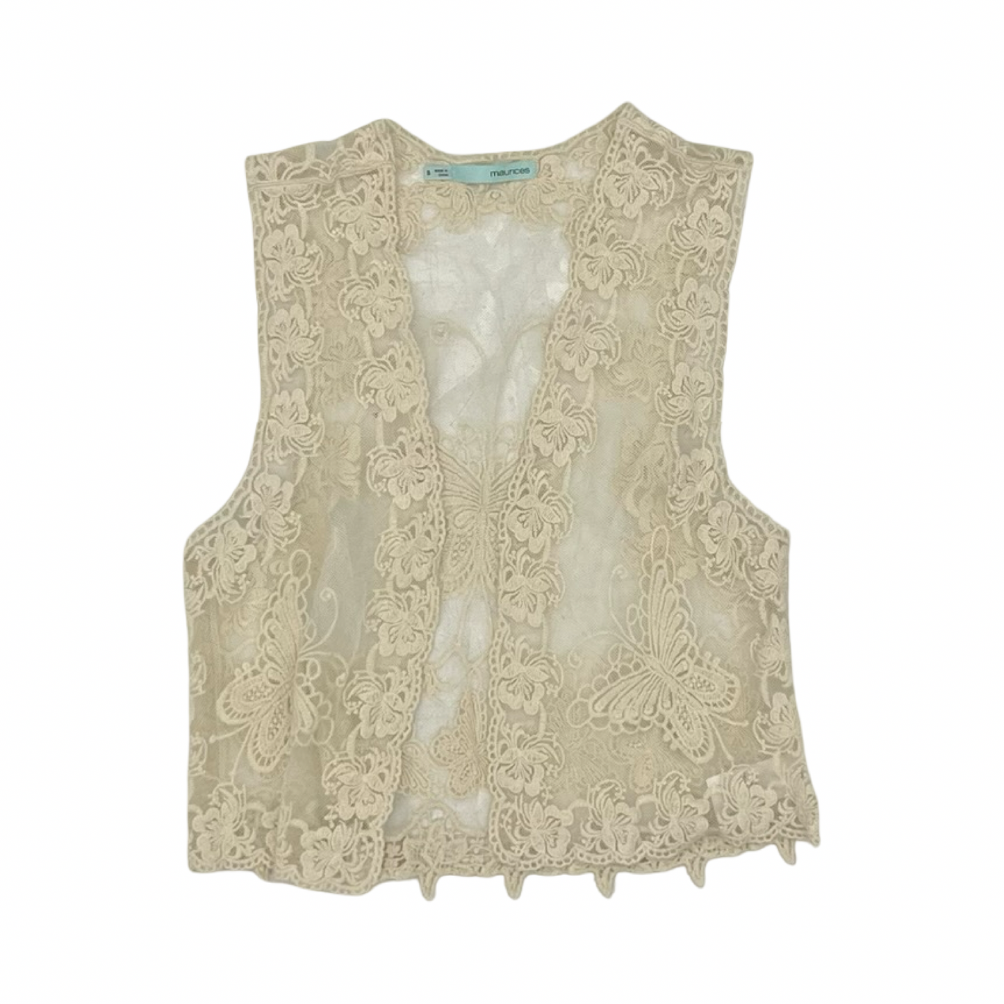 Vest Other By Maurices In Cream, Size:S