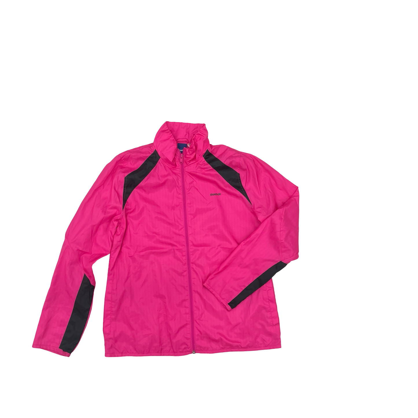 Jacket Windbreaker By Reebok In Pink, Size:M