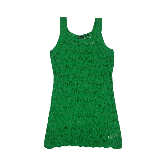 Swimwear Cover-Up By Tahari In Green, Size:M