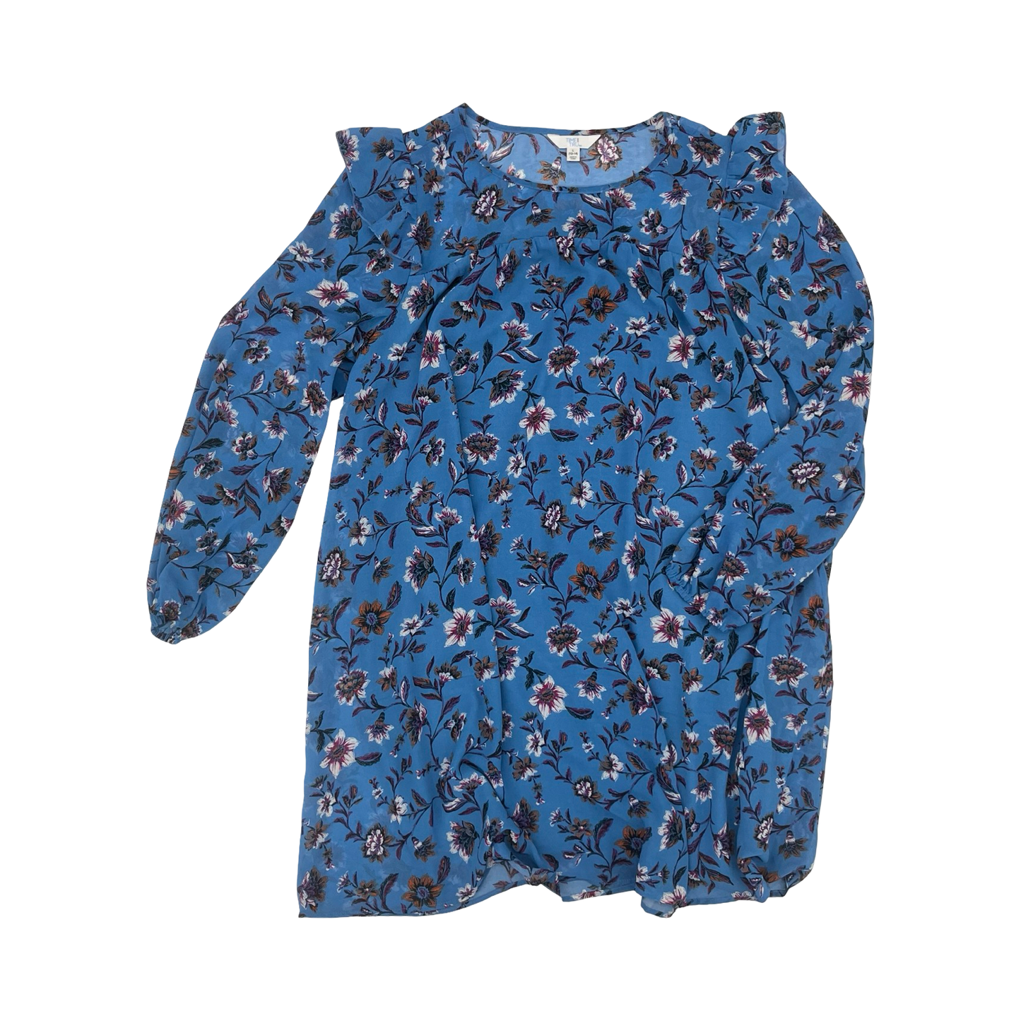 Dress Party Short By Time And Tru In Blue, Size:L