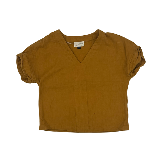 Blouse Ss By Universal Thread In Brown, Size:Xs