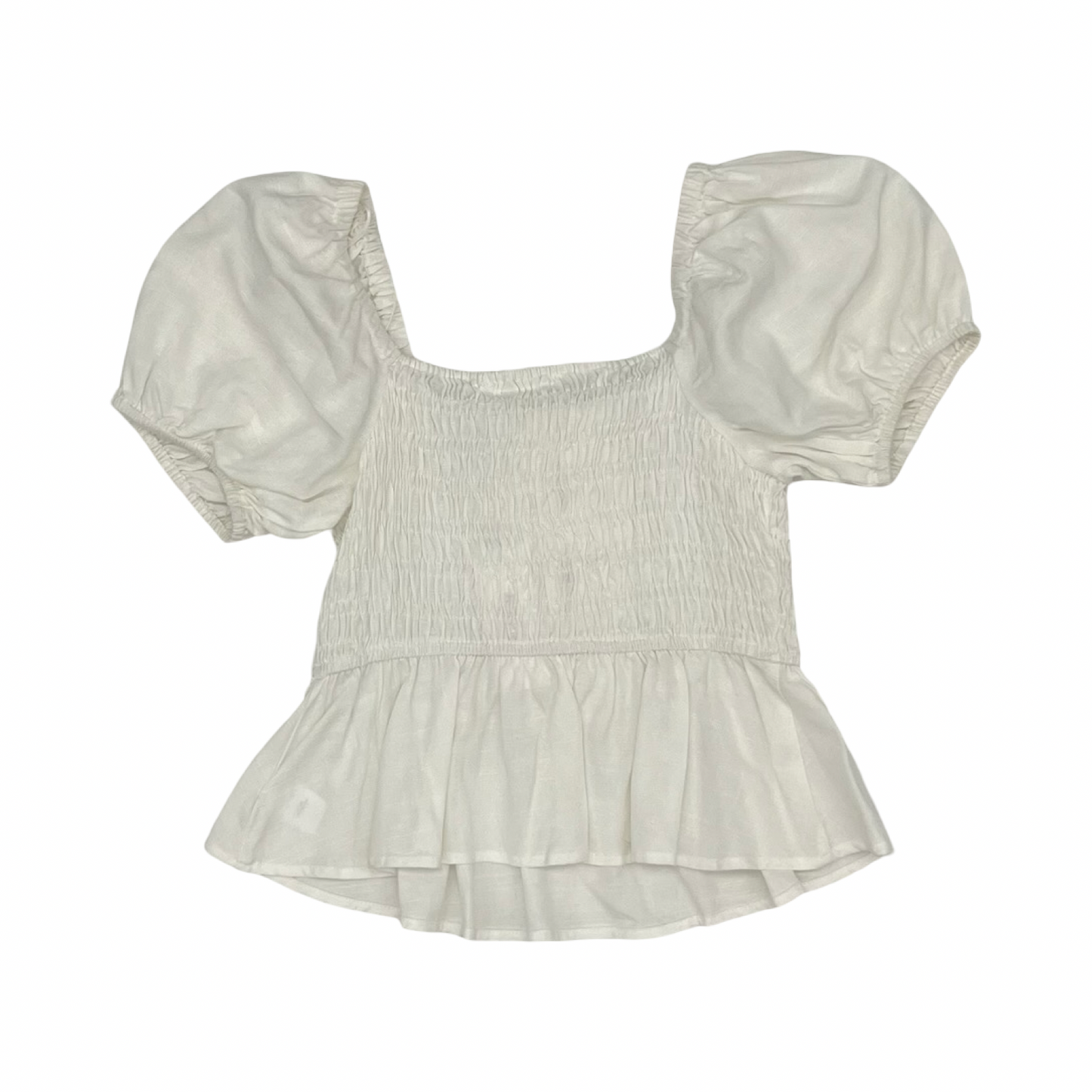 Blouse Ss By Astr In White, Size:Xs