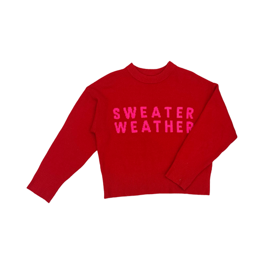 Sweater By A New Day In Pink & Red, Size:M