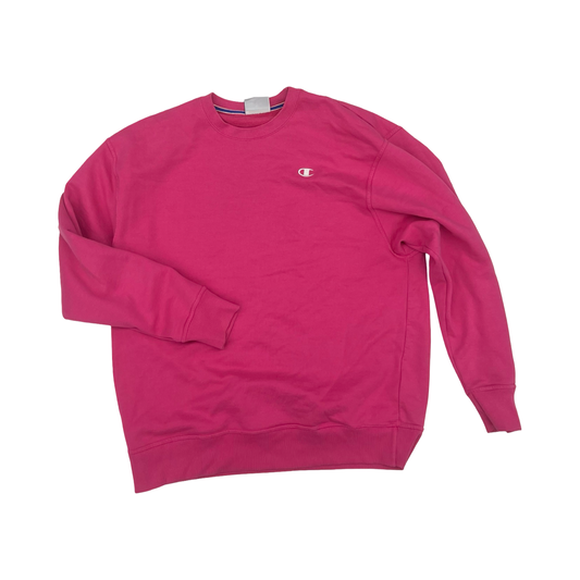 Sweatshirt Crewneck By Champion In Pink, Size:Xl