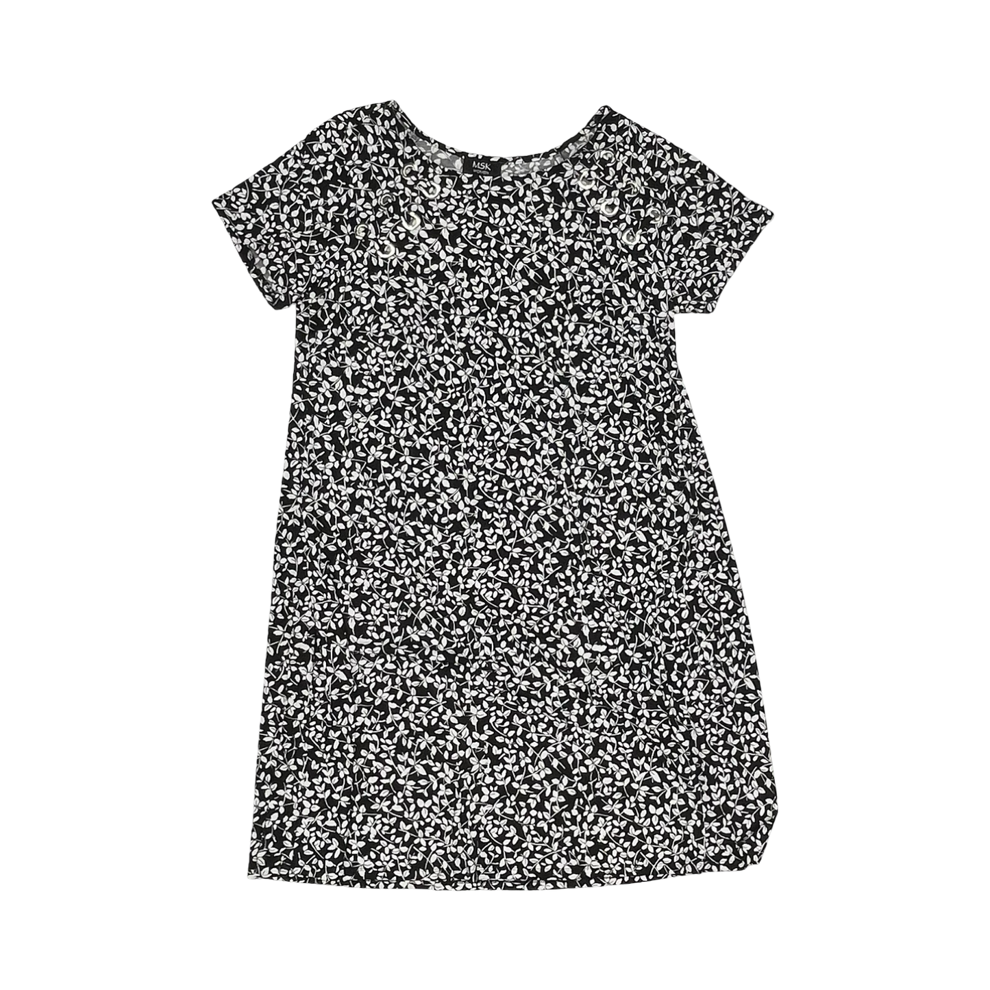 Dress Party Short By Msk In Black & White, Size:1X