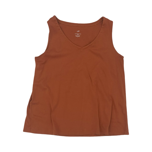 Top Sleeveless By J. Jill In Brown, Size:M