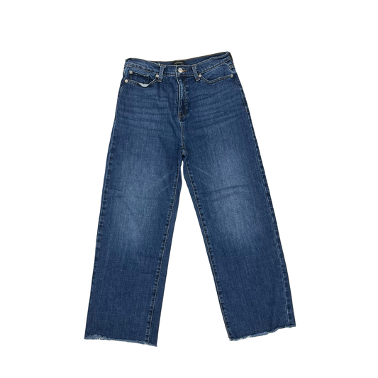 Jeans Wide Leg By Banana Republic In Blue Denim, Size:8