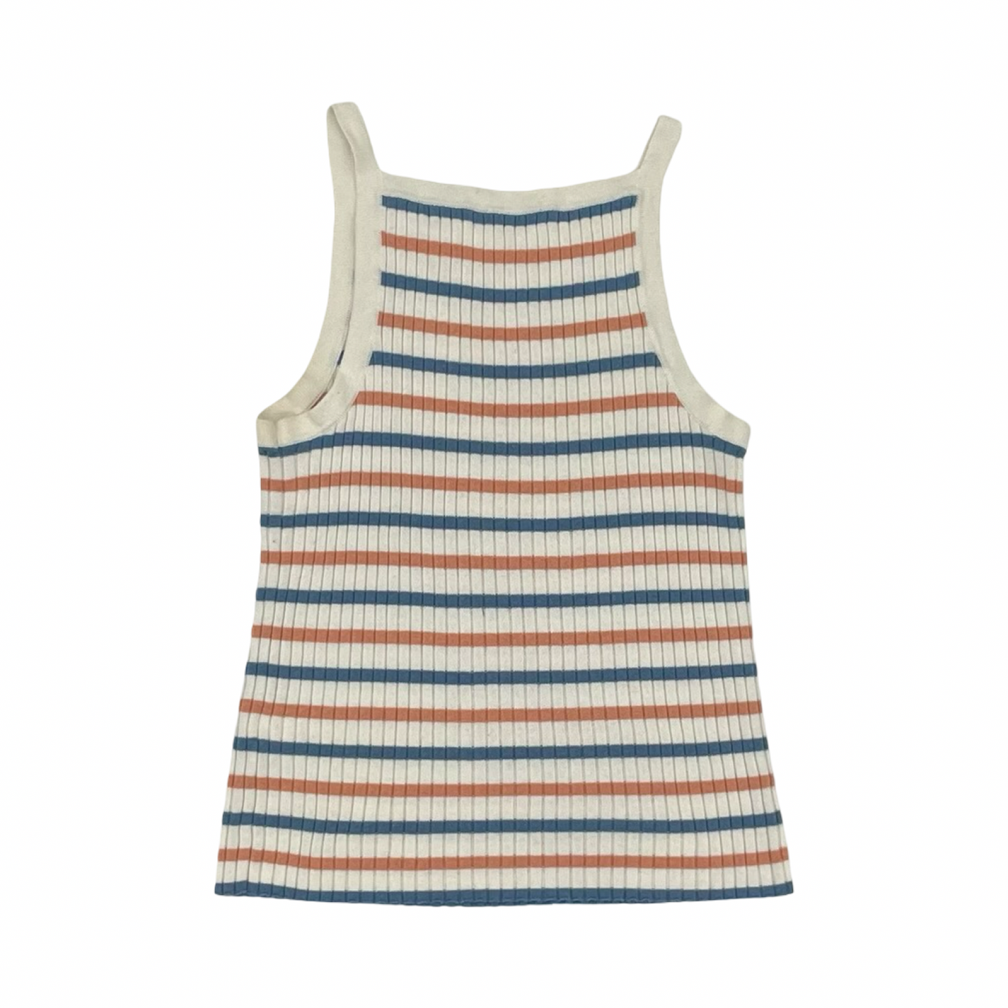 Tank Top By Madewell In Blue & Cream, Size:Xs