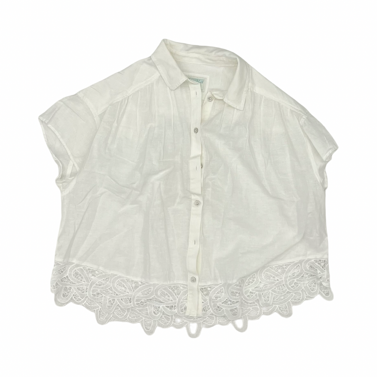 Top Ss By American Eagle In White, Size:M