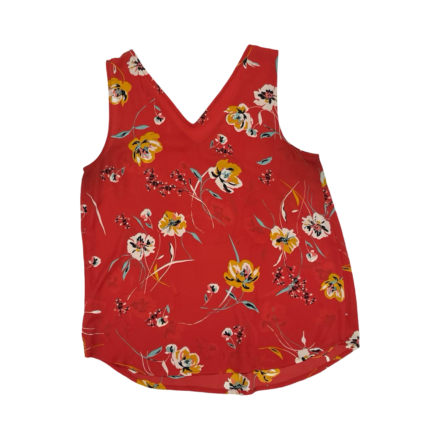 Blouse Sleeveless By Maurices In Orange, Size:S