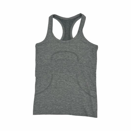 Athletic Tank Top By Lululemon In Grey, Size:S