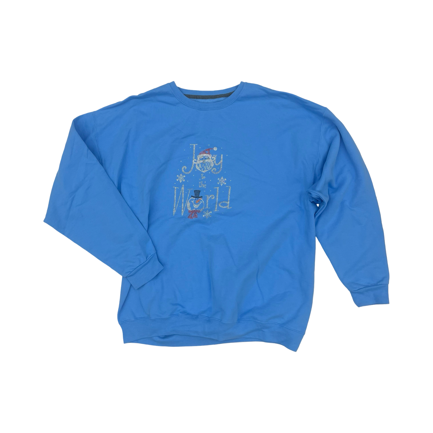Sweatshirt Crewneck By Athletic Works In Blue, Size:2X