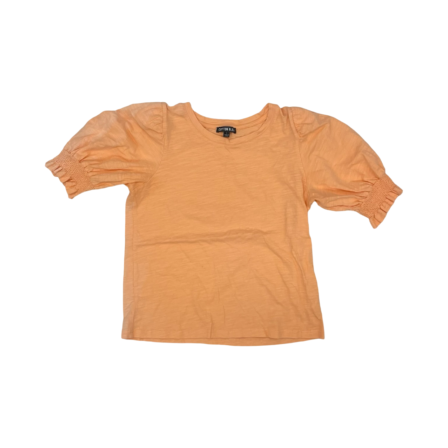 Top Ss By Cotton Bleu In Orange, Size:L