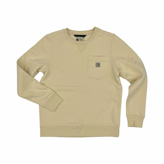 Sweatshirt Crewneck By Carhartt In Tan, Size:S