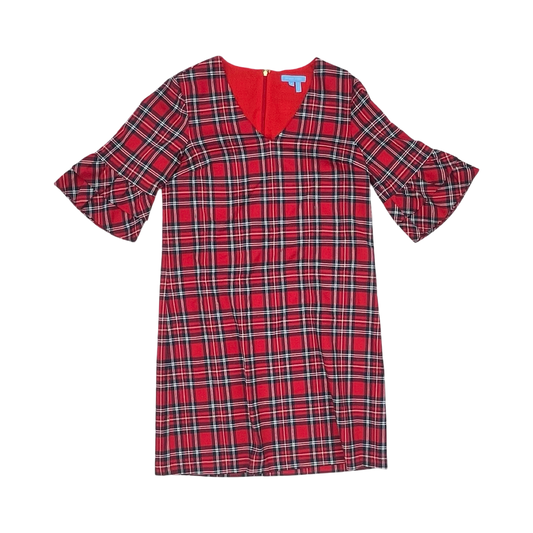 Dress Party Short By Draper James In Plaid Pattern, Size:6