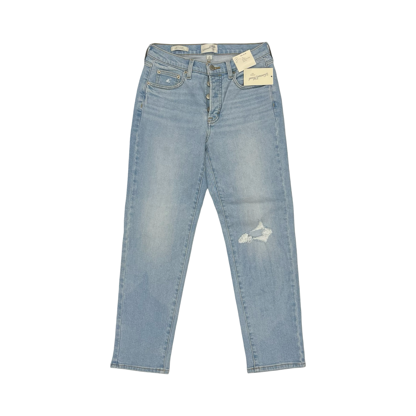 Jeans Straight By Universal Thread In Blue Denim, Size:8