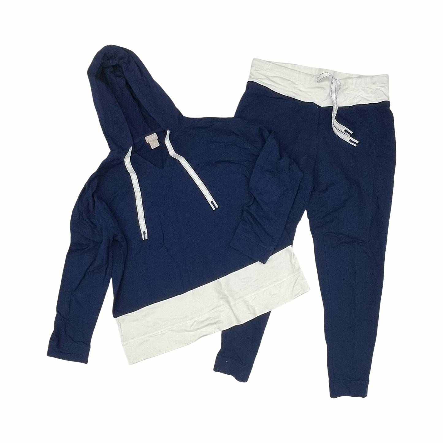 Lounge Set Pants By Chicos In Navy, Size:M