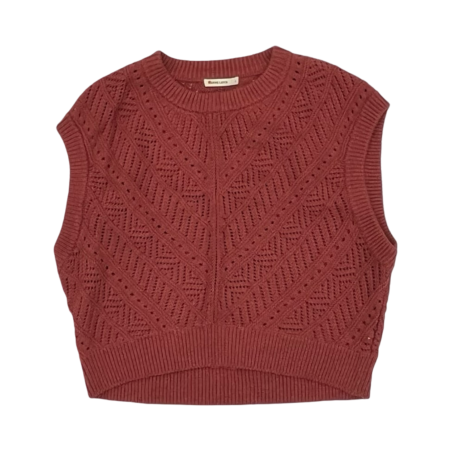 Vest Sweater By Marine Layer In Red, Size:L