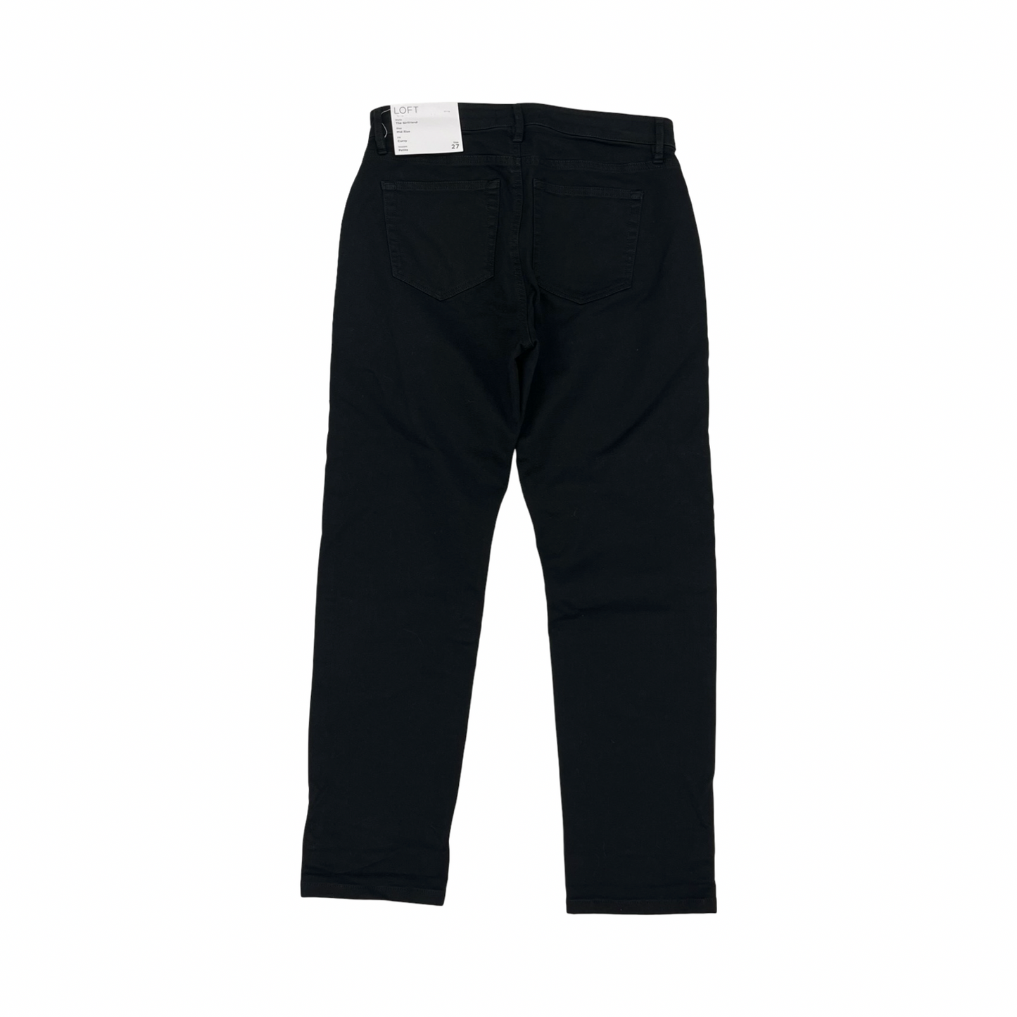 Jeans Skinny By Loft In Black Denim, Size:4