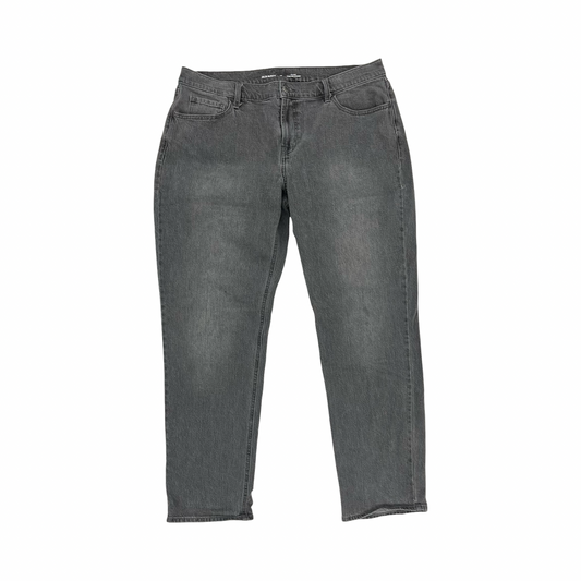 Jeans Boyfriend By Old Navy In Black Denim, Size:14