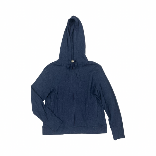 Sweatshirt Hoodie By Pact In Blue, Size:M