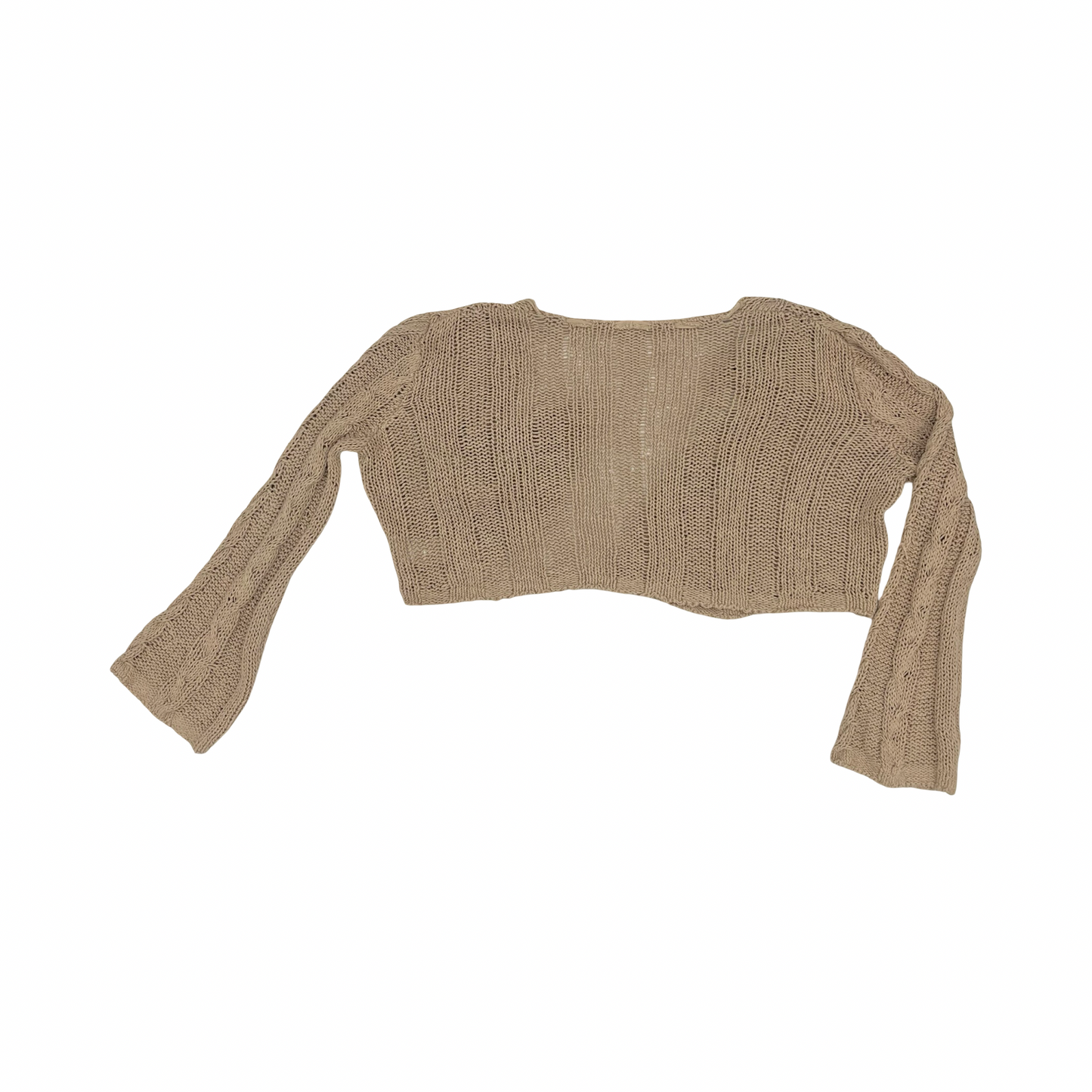 Sweater Cardigan By Free People In Brown, Size:M