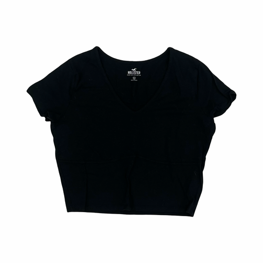 Top Ss By Hollister In Black, Size:Xl