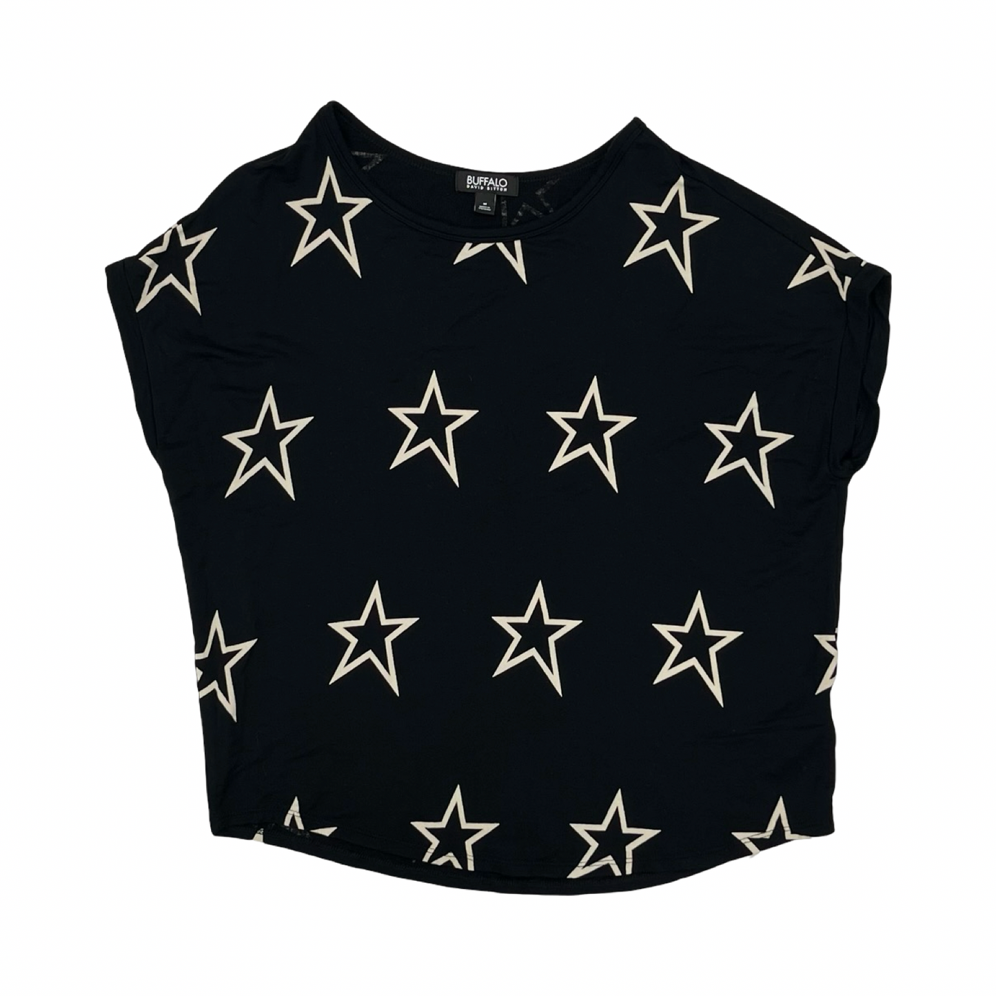 Top Ss By Buffalo David Bitton In Black & Cream, Size:M