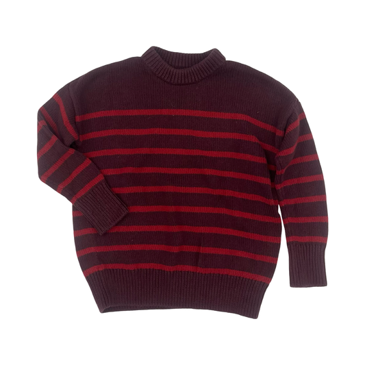 Sweater By Loft In Purple & Red, Size:M